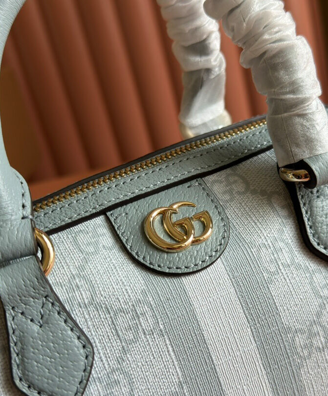 Gucci Ophidia GG Mini Top Handle Bag 772053 Blue